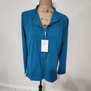 Nike‎ yoga active athletic workout zippered jacket plus size 2X new!!!